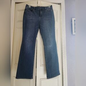 Talbots Blue Flare Wide Leg Jeans
